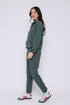 Everly-Luxe Fleece 1/2 Zip Mock neck